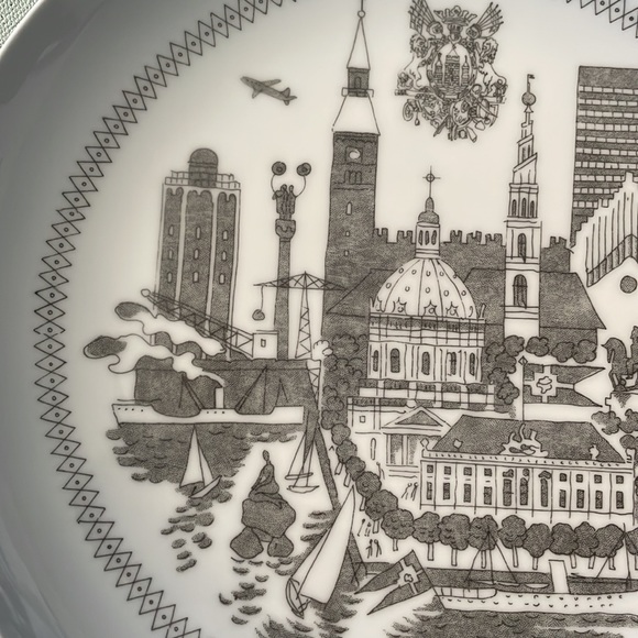 Vintage Bing & Grondahl Copenhagen Denmark Ceramic Plate - Picture 6 of 13